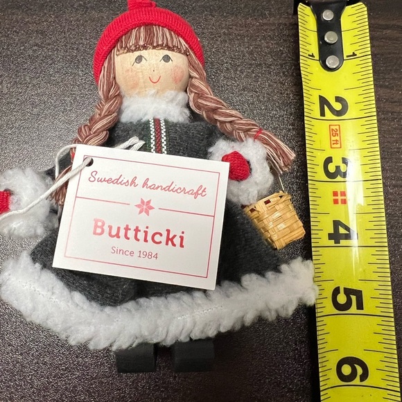 Holiday Doll with Red and Gray Outfit - Picture 7 of 8